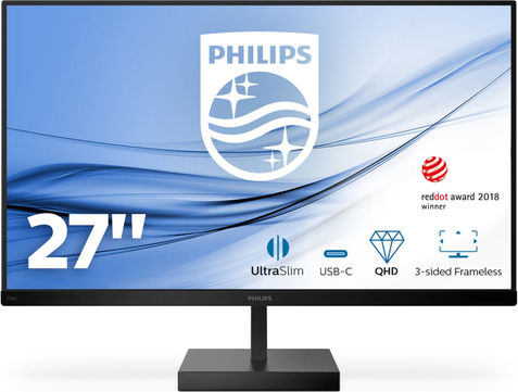 Philips 276C8 IPS HDR Monitor 27" QHD 2560x1440 mit Reaktionszeit 4ms GTG