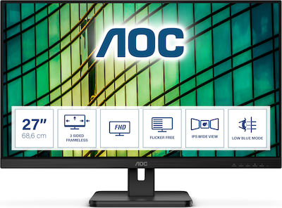 AOC 27E2QAE IPS Monitor 27" FHD 1920x1080 mit Reaktionszeit 4ms GTG