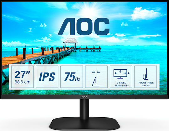 AOC 27B2DA IPS Monitor 27" FHD 1920x1080 with Response Time 4ms GTG