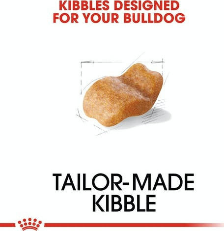 Royal Canin Adult Bulldog 12kg Dry Food Gluten-Free for Adult Small Breed Dogs with Poultry and Rice