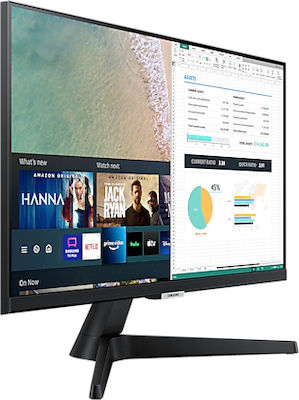 Samsung LS24AM506NUXEN IPS HDR Smart Monitor 24" FHD 1920x1080 με Χρόνο Απόκρισης 14ms GTG