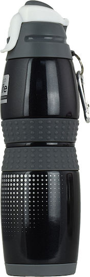 Ecolife Recyclable Thermos Bottle Stainless Steel BPA Free 400ml Gray
