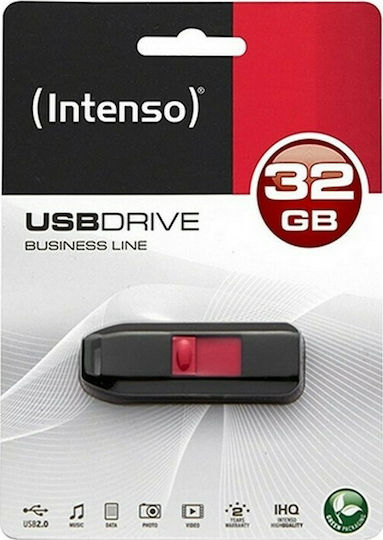 Intenso Business Line 32GB USB 2.0 Stick Black