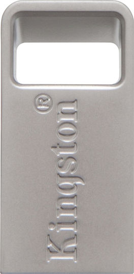 Kingston DataTraveler Micro 64ГБ USB 3.1 Стик Сив