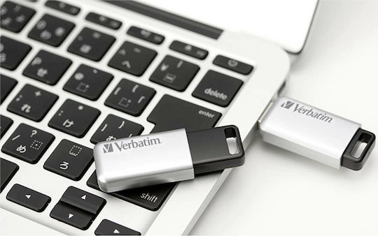 Verbatim Secure Pro 16GB USB 3.0 Stick Ασημί