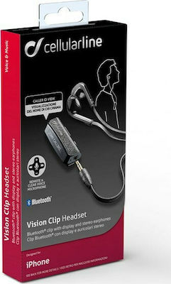 Vision Clip Earbud Bluetooth Handsfree Μαύρο