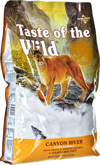 Taste Of The Wild Canyon River Feline Ξηρά Τροφή χωρίς Σιτηρά για Ενήλικες Γάτες με Πέστροφα 2kg