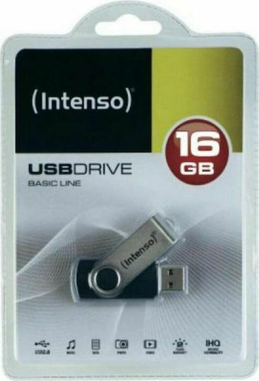 Intenso Basic Line 32GB USB 2.0 Stick Ασημί