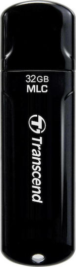 Transcend JetFlash 750 32GB USB 3.0 Stick Μαύρο