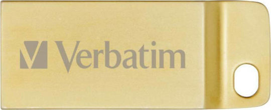 Verbatim Metal Executive 64GB USB 3.0 Stick Χρυσό