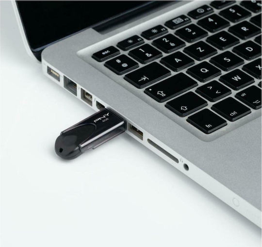 PNY Attaché 4 32GB USB 2.0 Stick Μαύρο