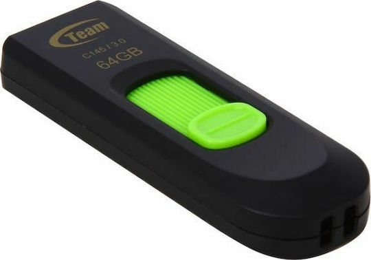 TeamGroup C145 64GB USB 3.0 Stick Μαύρο
