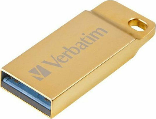 Verbatim Metal Executive 32GB USB 3.0 Stick Χρυσό