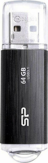 Silicon Power Blaze B02 64GB USB 3.1 Stick Negru
