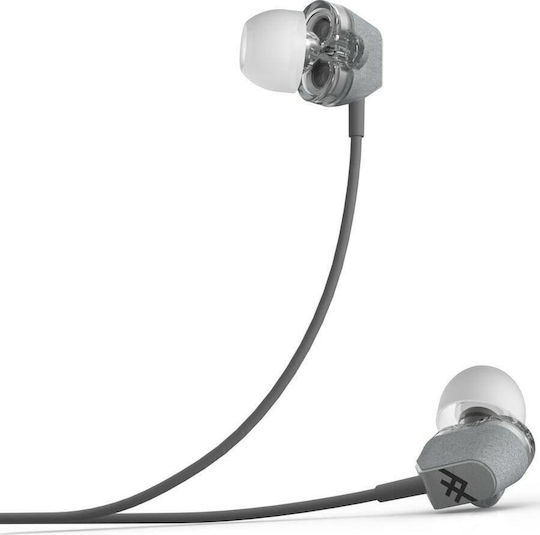 iFrogz Impulse Duo In-Ear Bluetooth-Freisprecheinrichtung Kopfhörer mit Schweißresistenz Silber