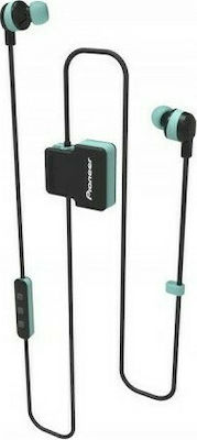 Pioneer SE-CL5BT In-Ear Bluetooth-Freisprecheinrichtung Kopfhörer mit Schweißresistenz Türkis