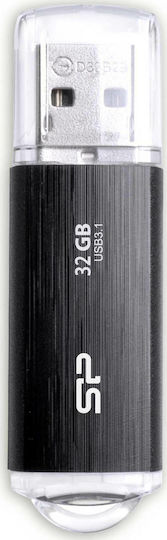 Silicon Power Blaze B02 32GB USB 3.1 Stick Negru