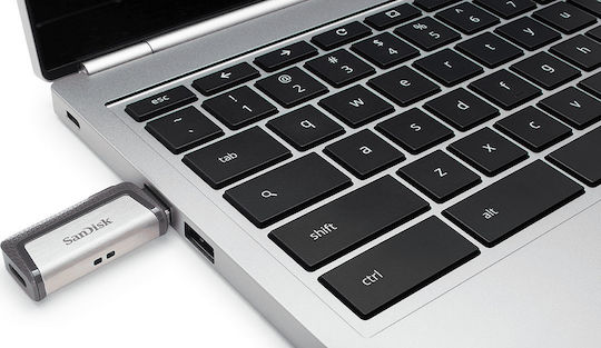 Sandisk Ultra Dual Drive 32GB USB 3.1 Стик с връзка USB-A & USB-C Бял