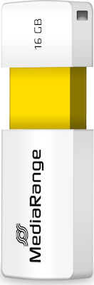 MediaRange 16GB USB 2.0 Stick Yellow