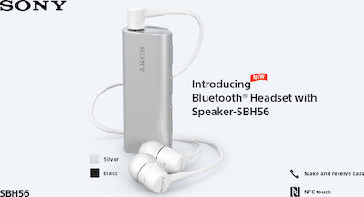 Sony SBH56 In-Ear Bluetooth-Freisprecheinrichtung Kopfhörer Silber