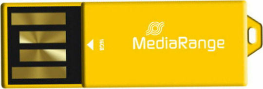 MediaRange 16ГБ USB 2.0 Стик Жълт