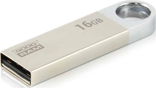 GoodRAM UUN2 16GB USB 2.0 Stick Ασημί