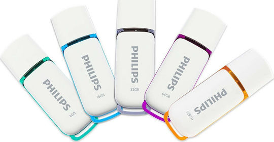 Philips Snow 64ГБ USB 2.0 Стик Лилав