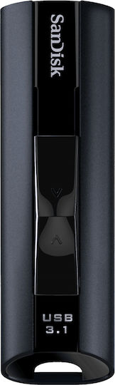 Sandisk Extreme Pro 128GB USB 3.2 Stick Μαύρο