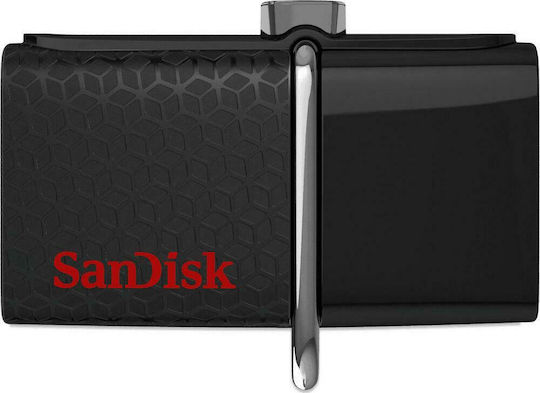 Sandisk Ultra Dual Drive 256GB USB 3.1 Stick with connection USB-A & USB-C Black