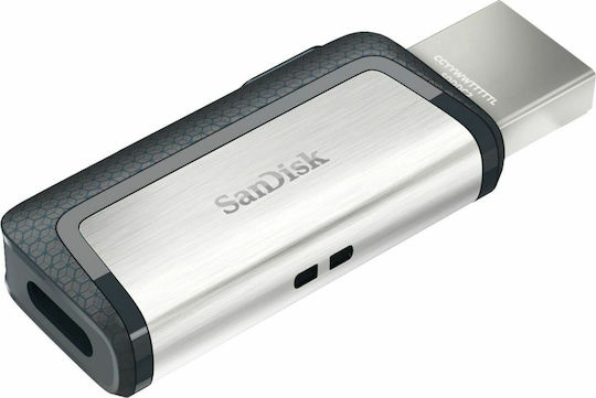 Sandisk Ultra Dual Drive 256GB USB 3.1 Stick with connection USB-A & USB-C Black
