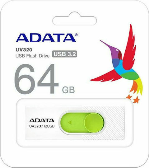 Adata DashDrive UV320 64GB USB 3.1 Stick Alb