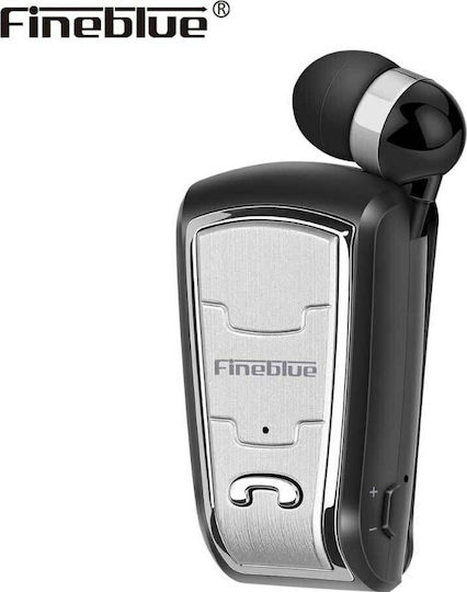 Fineblue FQ208 In-ear Bluetooth Handsfree Earphone Lapel Silver / Black