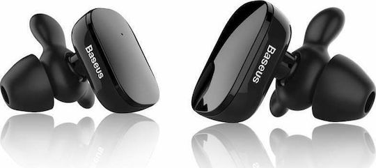 Baseus Encok W02 In-ear Bluetooth Handsfree Earphones with Sweat Resistance and Charging Case Black