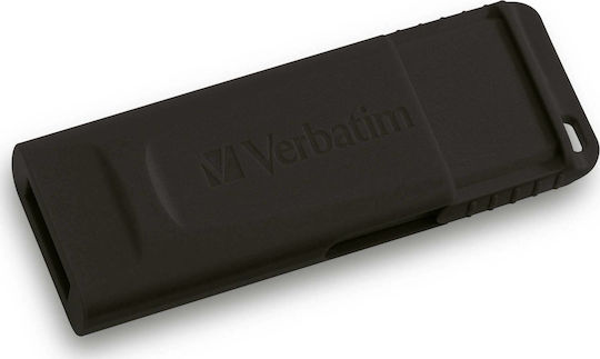 Verbatim Slider 128GB USB 2.0 Stick Μαύρο