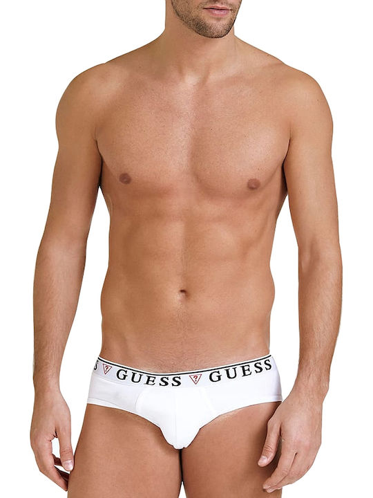 Guess Men's Slips White 3Pack