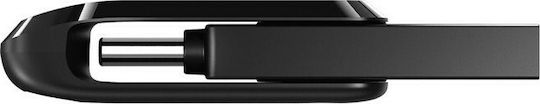 Sandisk Ultra Dual Drive Go 128GB USB 3.1 Стик с връзка USB-C & USB-A Черен