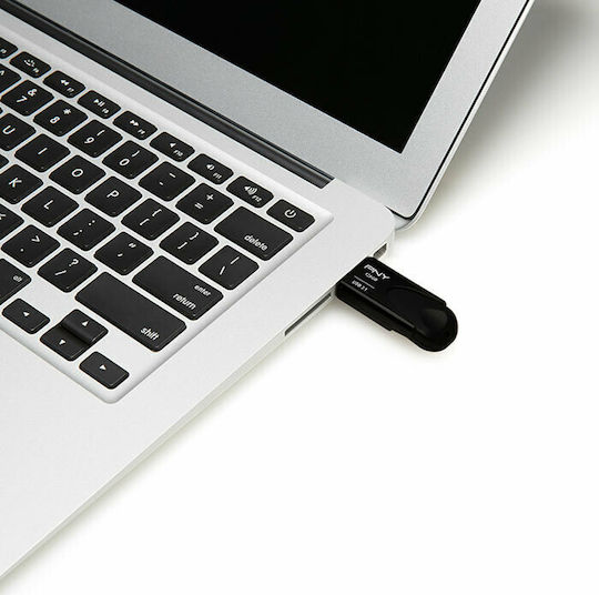 PNY Attaché 4 128GB USB 3.1 Stick Μαύρο