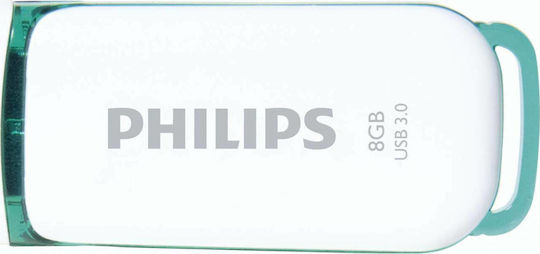 Philips Snow 8GB USB 3.1 Stick Πράσινο