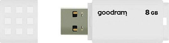 GoodRAM UME2 8GB USB 2.0 Stick Λευκό