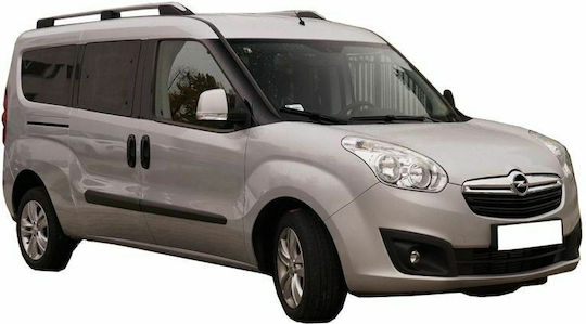 Kofferraummatten 1Stück aus Gummi für Opel Kombi Fiat Doblo Schwarz