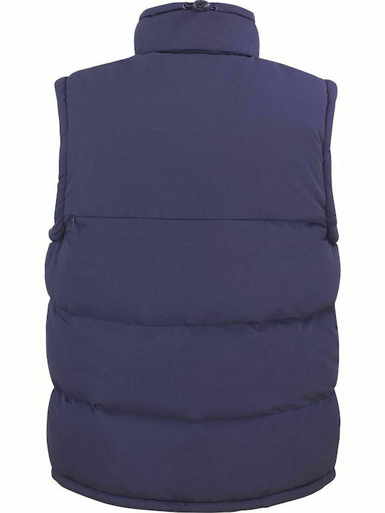 Result Men's Sleeveless Puffer Jacket Windproof Navy Blue