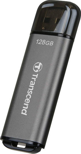 Transcend JetFlash 920 128ГБ USB 3.2 Стик Сив