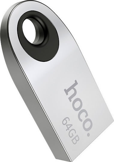 Hoco UD9 Insightful 64GB USB 2.0 Stick Silver