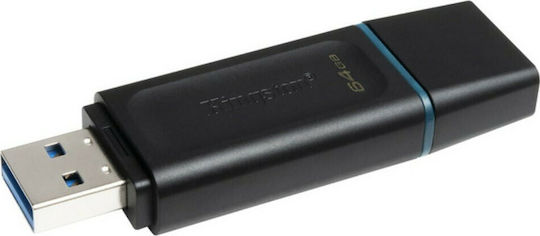 Kingston Exodia Usb Stick 3.2 64gb Data Traveler Black