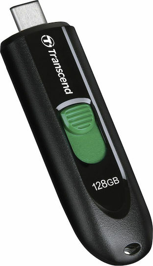 Transcend JetFlash 790C 128GB USB 3.1 Stick with connection USB-C Black