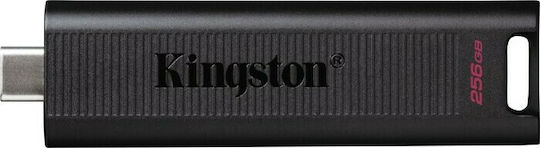 Kingston DataTraveler 256GB USB 3.2 Stick mit Verbindung USB-C Schwarz