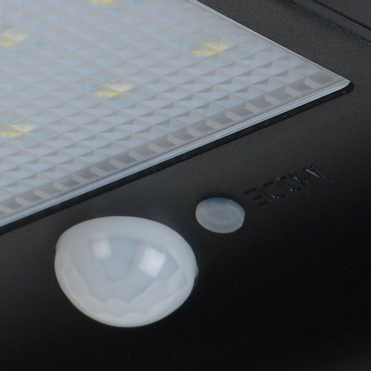 Lucide Lightning Wall Mounted Solar Light 3W 380lm Warm White 2700K with Motion Sensor IP44