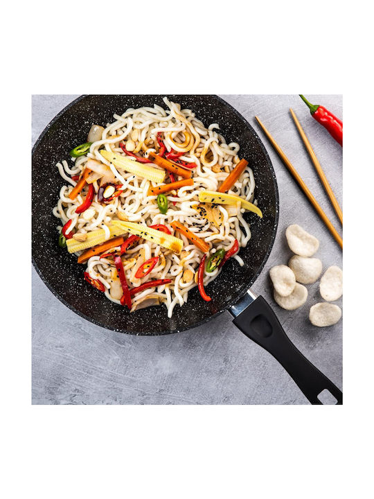 Westinghouse Wok With Lid made of Aluminum with Stone Coating 30cm