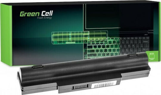 Green Cell Compatible Battery for Asus A32-K72/K72/K73/N71/N73 with 6600mAh