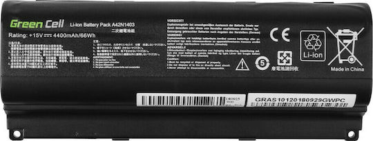 Green Cell Compatible Battery for Asus ROG G751/G751J/G751JL/G751JM/G751JT with 4400mAh